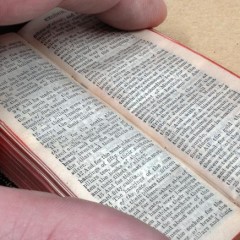 Miniature Bible, 19th Century